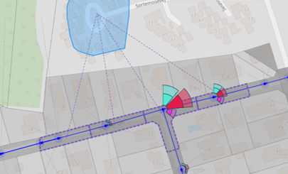 Compare effects directly on the map.
